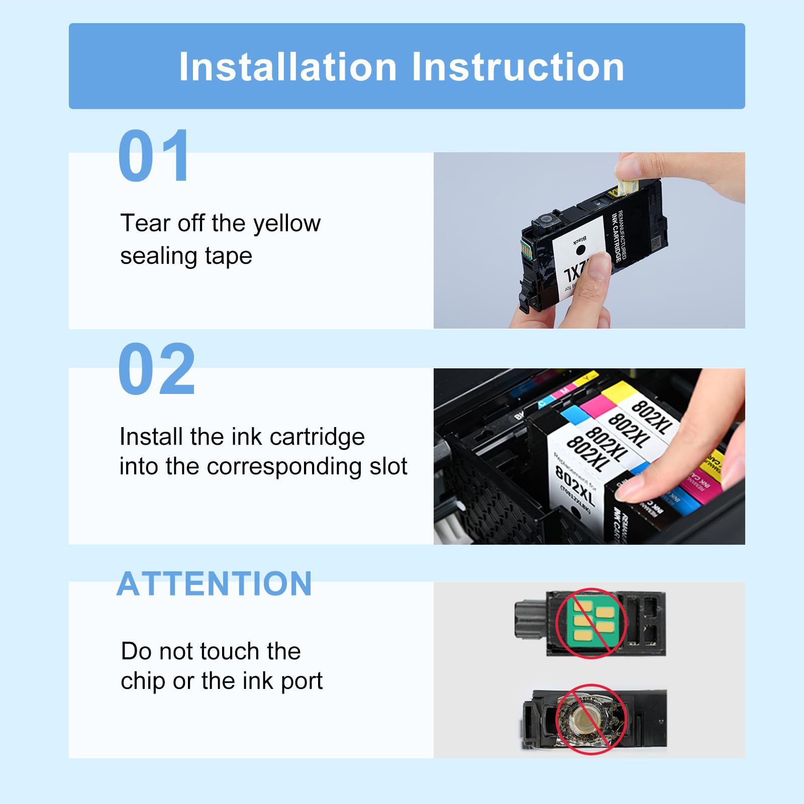 Amazon.co.jp: TEINO リサイクルインクカートリッジ Epson 802 802XL